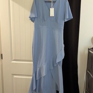 Size large Grace Karin baby blue dress